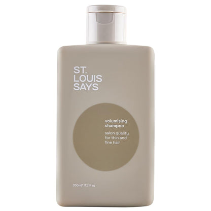 St. Louis Says Volumising Shampoo 350ml - Thickening and boosting for all hair types - SLS/Silicone/Paraben Free – Vegan/Gluten/Cruelty Free