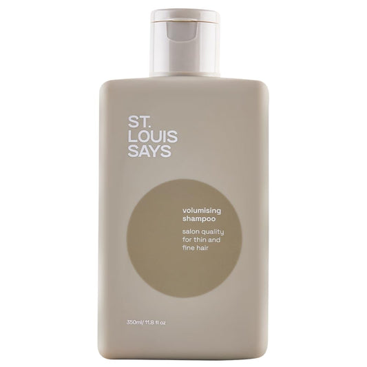 St. Louis Says Volumising Shampoo 350ml - Thickening and boosting for all hair types - SLS/Silicone/Paraben Free – Vegan/Gluten/Cruelty Free